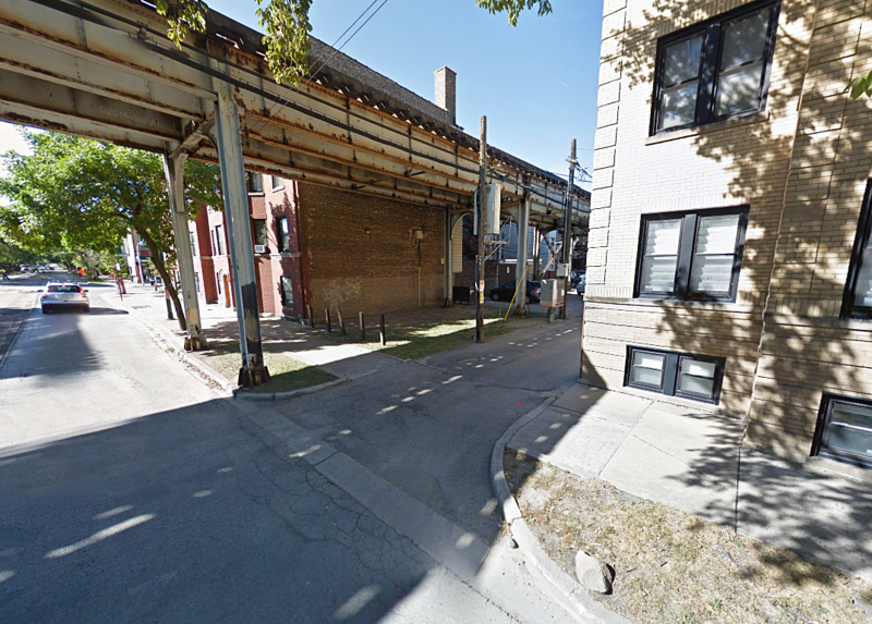 Street view of Alley Space - 1210 Roscoe St.