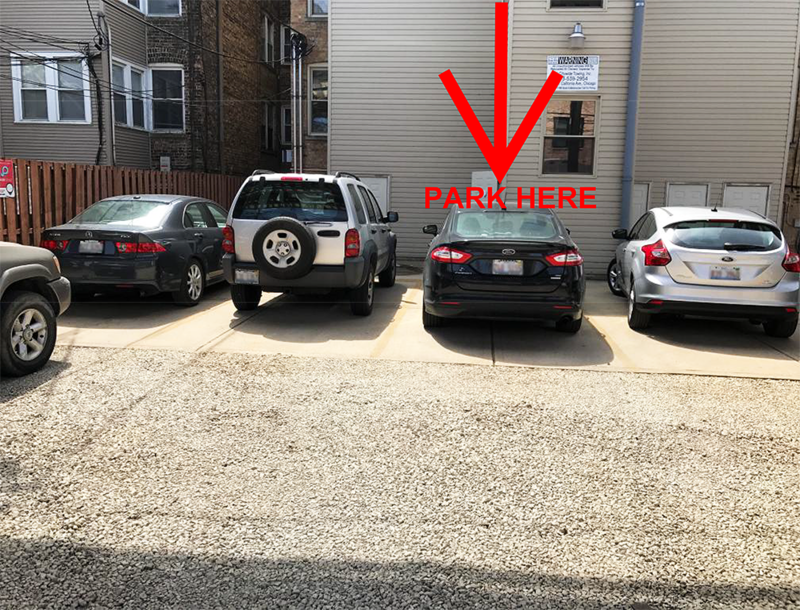Street view of Alley Space - 1210 Roscoe St.