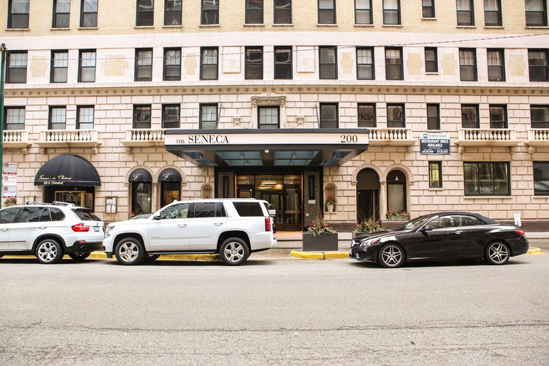 Street view of 200 E. Chestnut St. - Valet