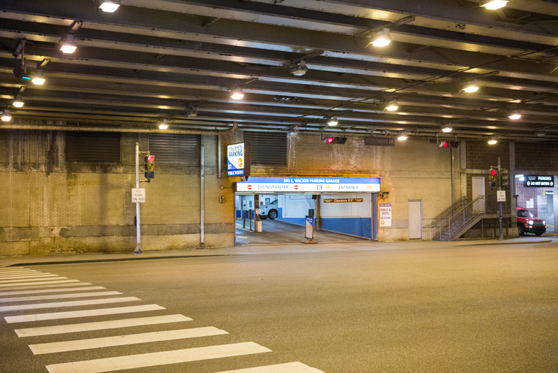 Street view of 303 E Wacker Garage - Lower Level