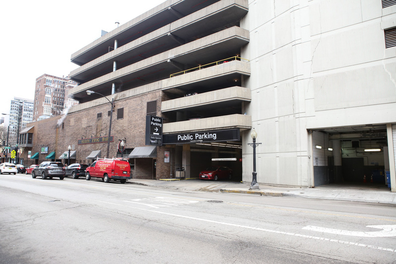 Street view of 2 E. Oak St Garage - Valet