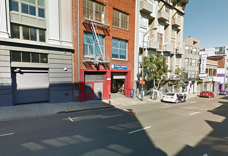 Street view of 1412 Van Ness Ave. Lot - Valet