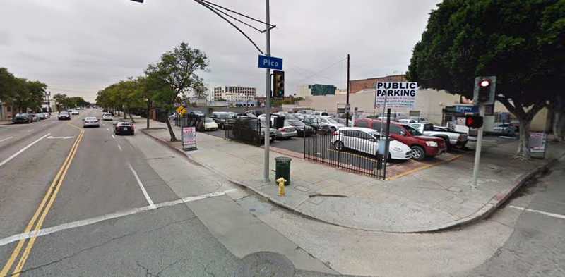 Street view of 1301 S. Broadway Lot