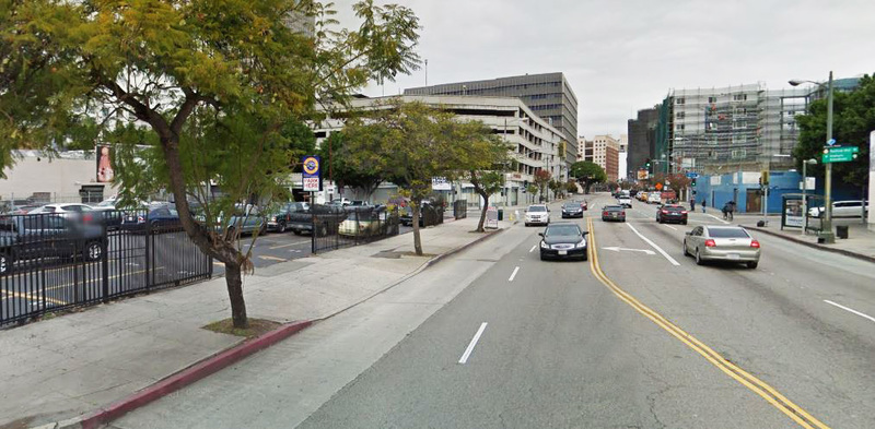 Street view of 1301 S. Broadway Lot