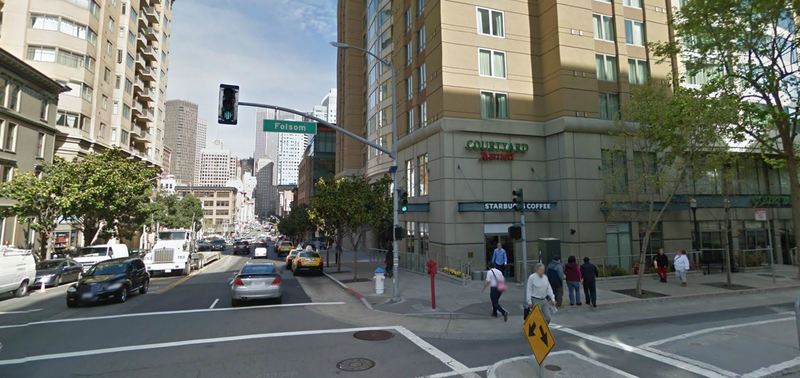 Street view of Marriott Courtyard Downtown - Valet