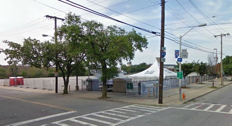 Street view of M&T Bank Stadium - Lot O