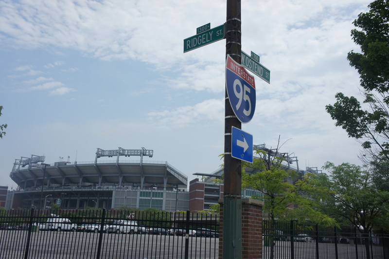 Street view of M&T Bank Stadium - Lot O