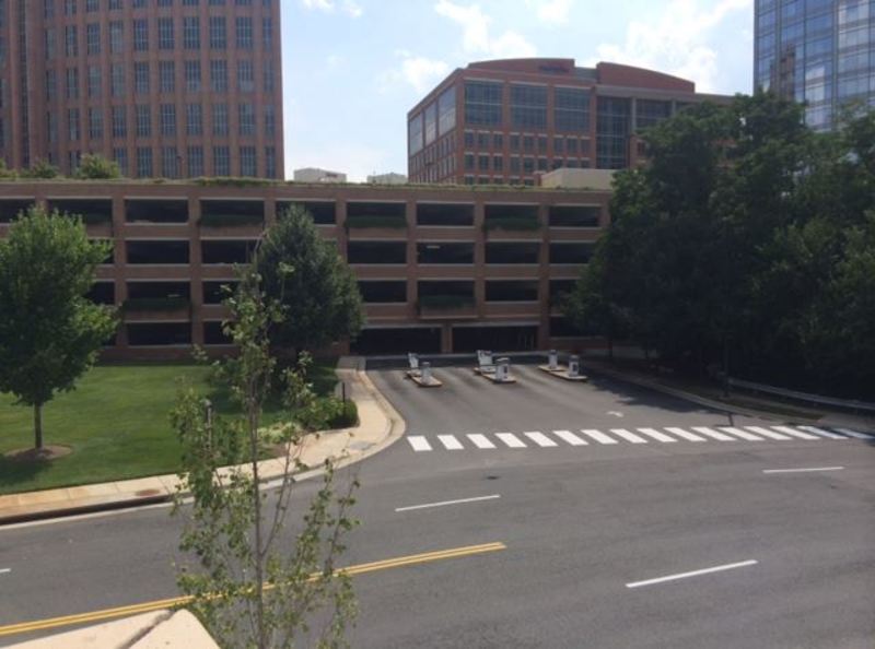 Street view of Tysons Corner Metro Parking