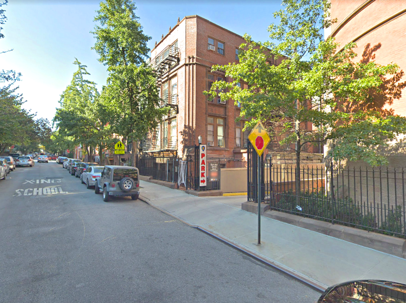 Street view of iPark - 455 CPW Parking Garage