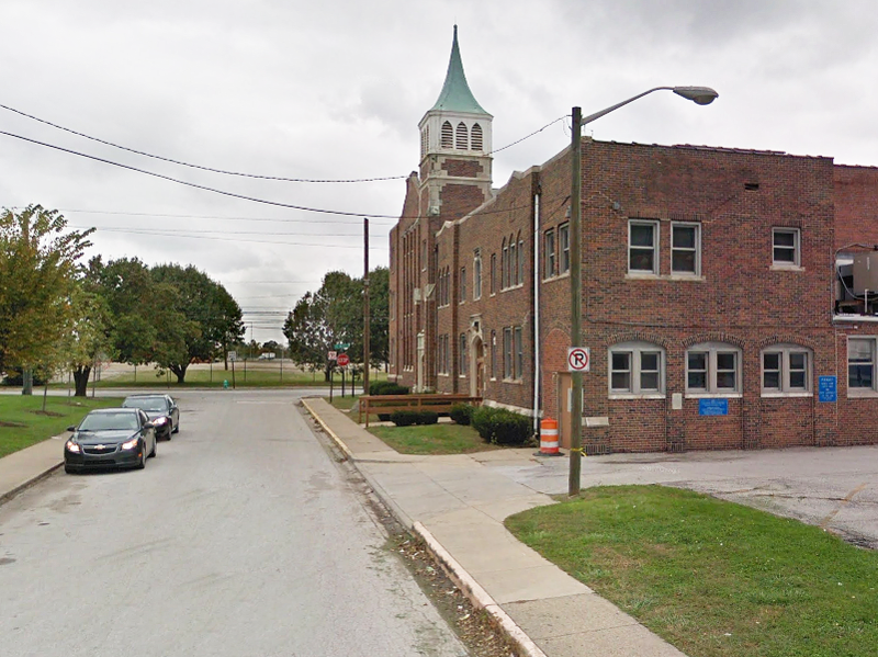 Street view of Mayer Chapel Lot