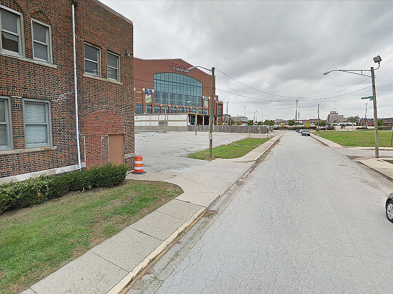 Street view of Mayer Chapel Lot