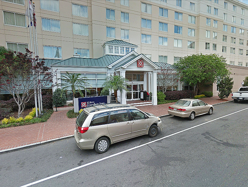 Street view of Hilton Garden Inn - Valet
