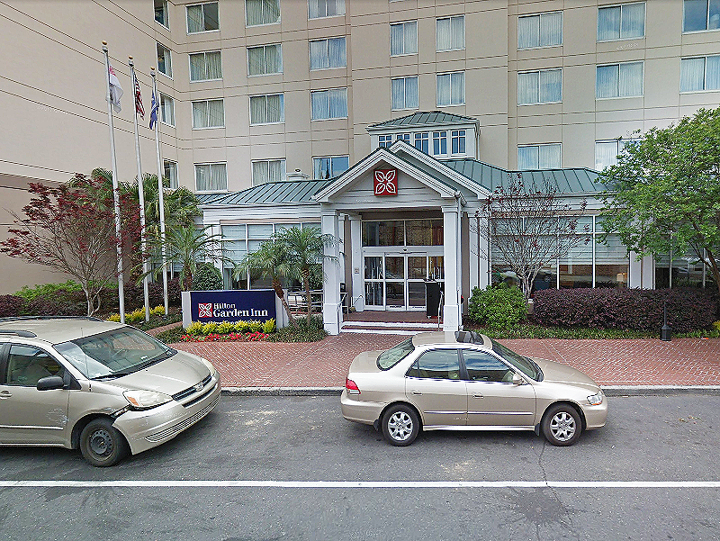 Street view of Hilton Garden Inn - Valet