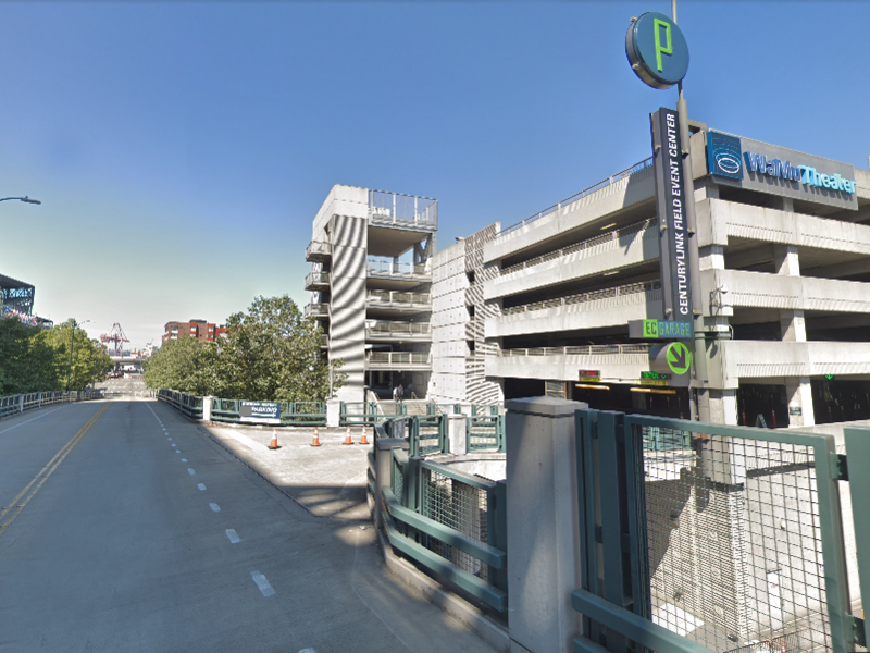 Street view of Lumen Field Event Center Garage