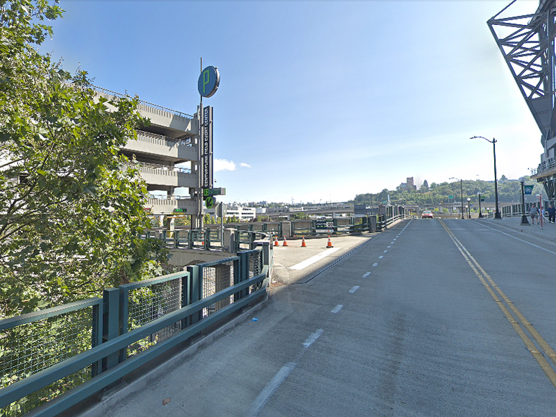 Street view of Lumen Field Event Center Garage