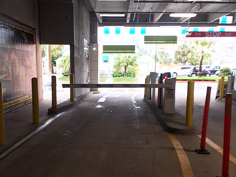 Street view of North Beach Plaza Garage