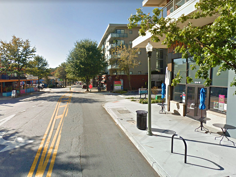 Street view of 315 W. Ponce de Leon Ave. Garage