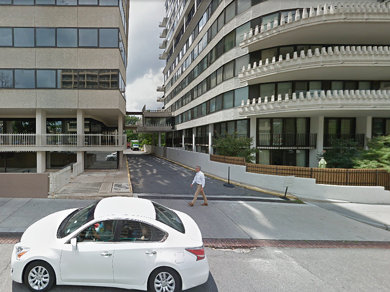 Street view of The Watergate Garage