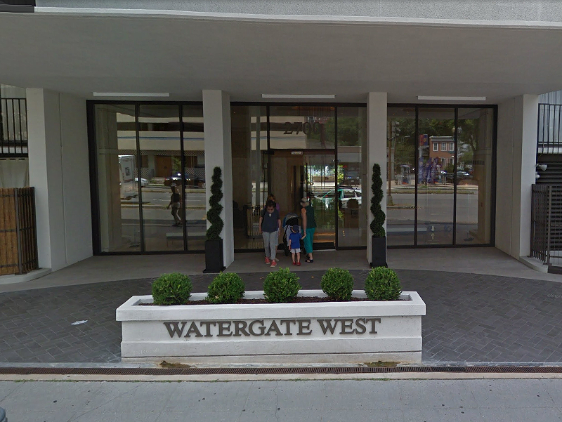 Street view of The Watergate Garage