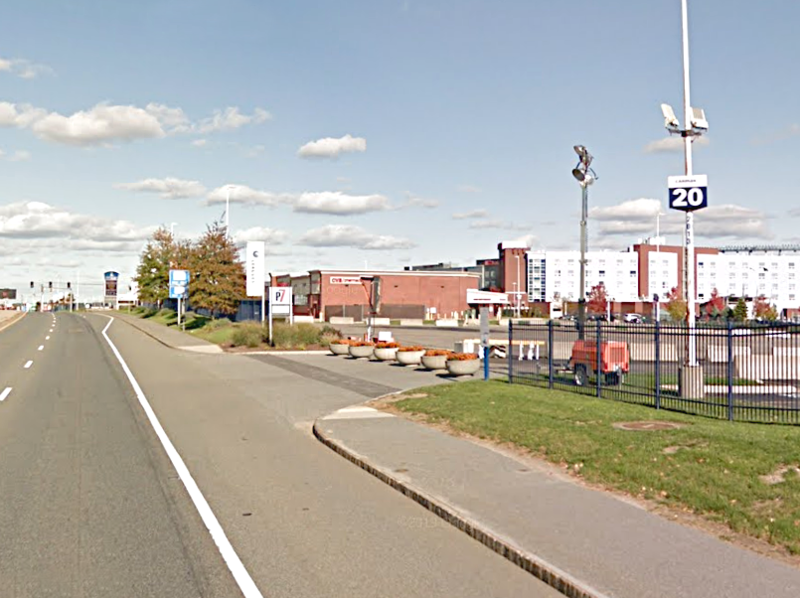 Street view of P7 - Northbound Access Only