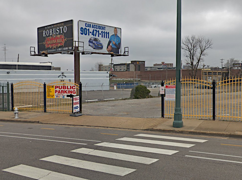 Street view of South 4th Street Lot