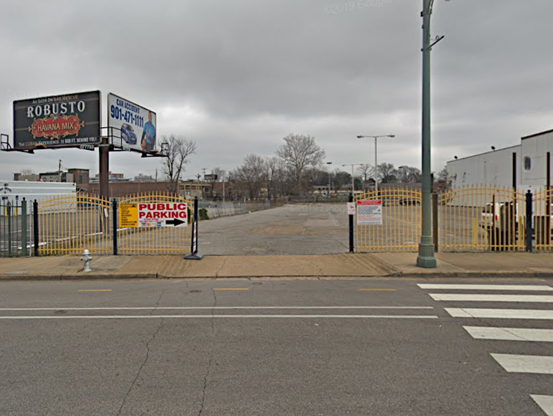 Street view of South 4th Street Lot