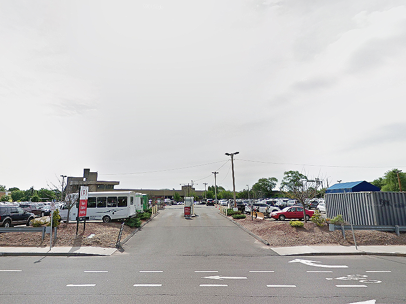 Street view of Coliseum Lot