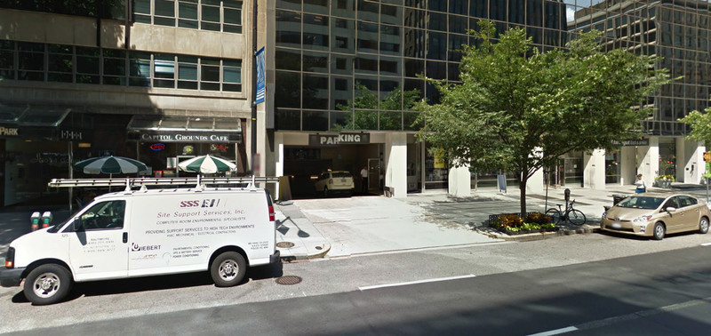 Street view of Atlantic Parking