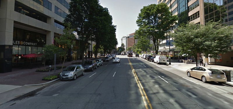 Street view of Atlantic Parking