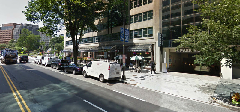 Street view of Atlantic Parking