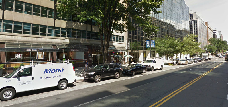 Street view of Atlantic Parking