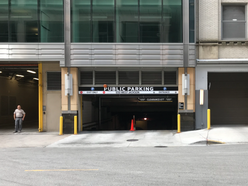 lyric opera house parking garage