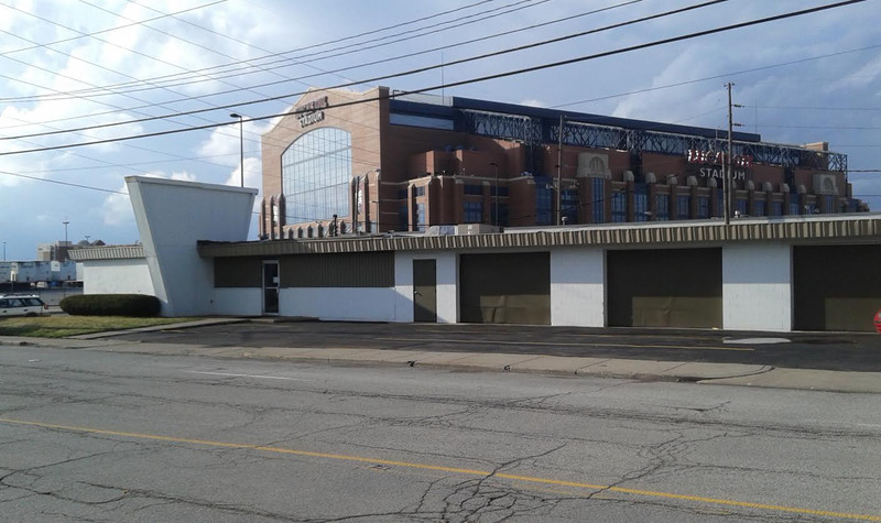 Street view of Indy Express Lot