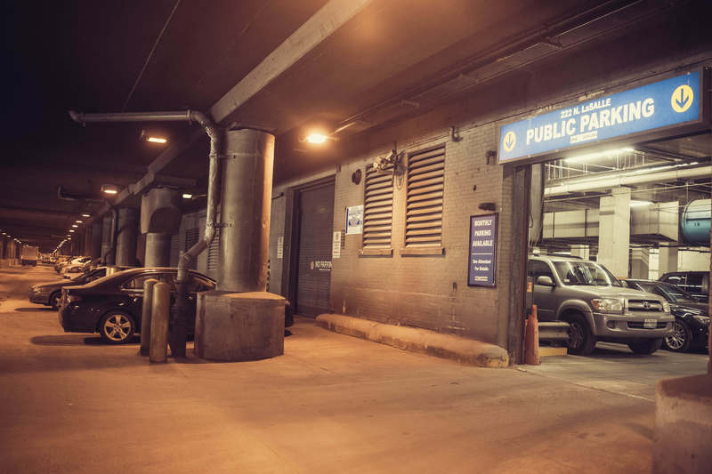Street view of 222 N. LaSalle - Lower Level Valet