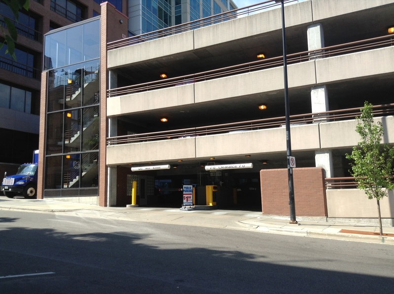 Street view of Dayton/Pinckney Ramp