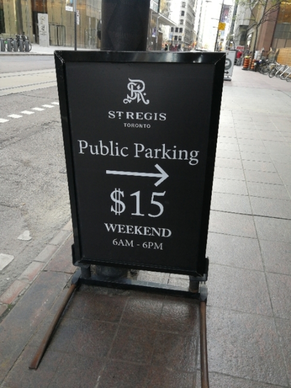 Street view of St Regis Hotel