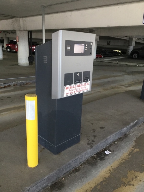 Street view of East Campus - Halsted/Taylor Parking Structure