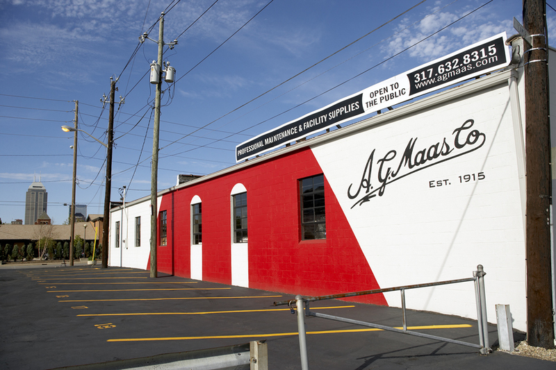 Street view of A.G. Maas Company Lot