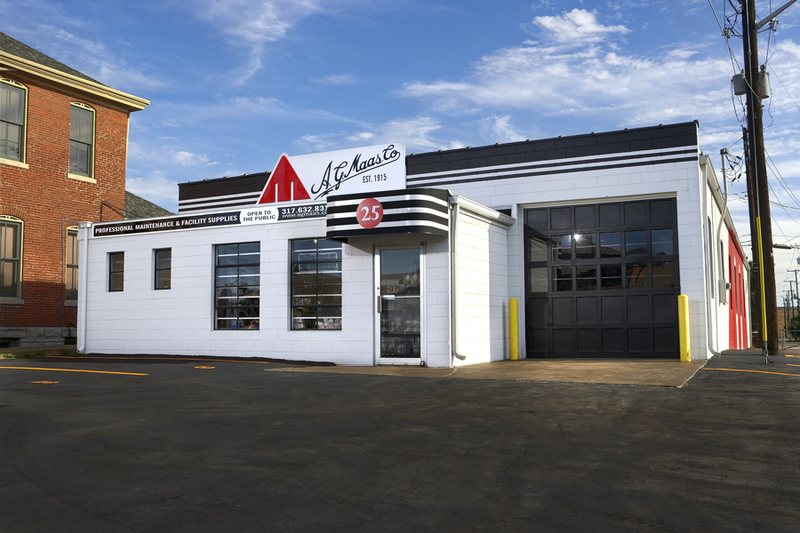 Street view of A.G. Maas Company Lot