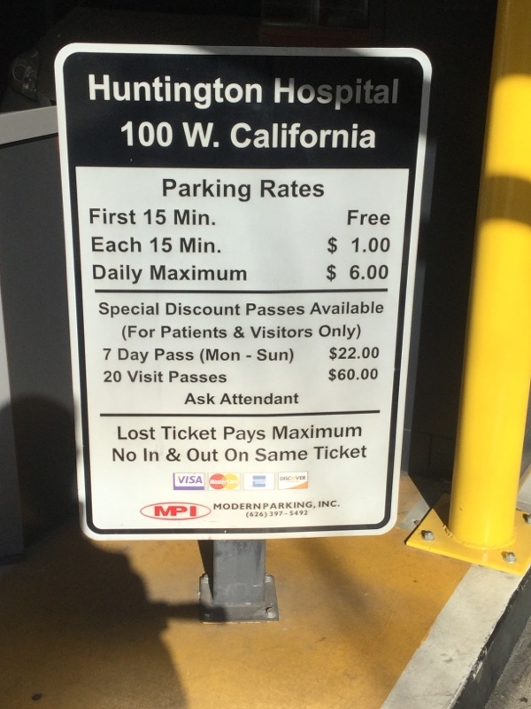 Street view of East Parking Structure