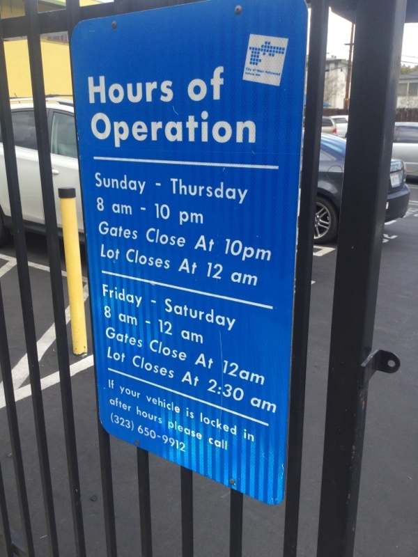 Street view of Orange Grove Lot