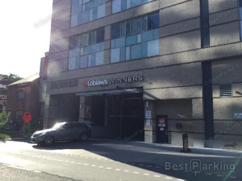 Street view of Queen West Parking
