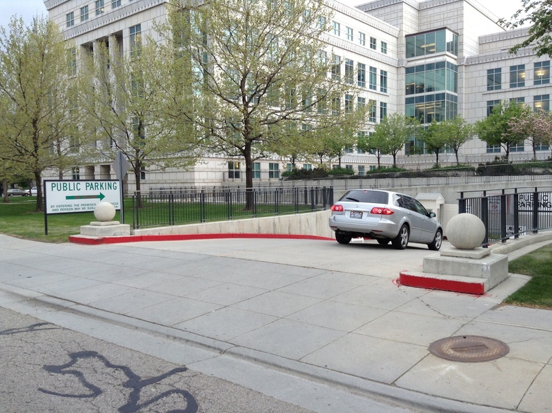 Street view of Matheson Courthouse Garage