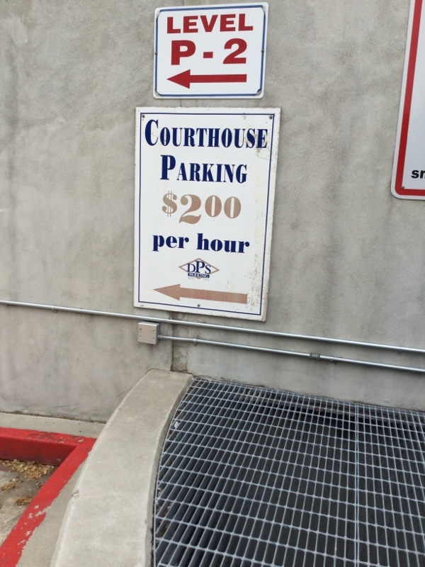 Street view of Matheson Courthouse Garage