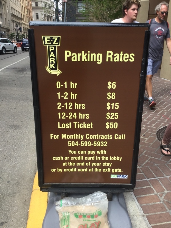 Street view of EZ Park Garage