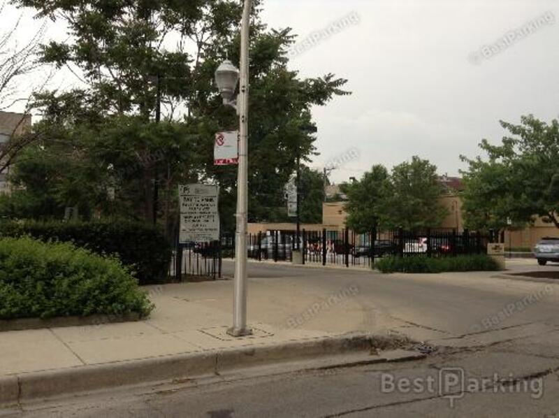 Street view of W Melrose St Parking Lot