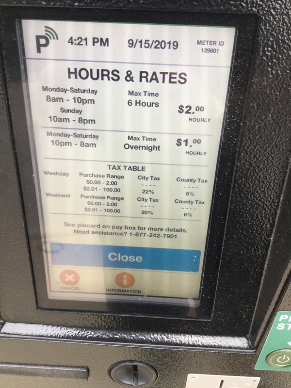 Street view of W Melrose St Parking Lot