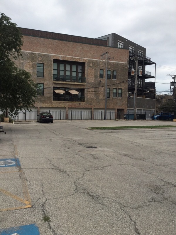 Street view of W Melrose St Parking Lot