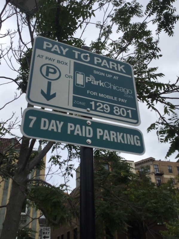 Street view of W Melrose St Parking Lot