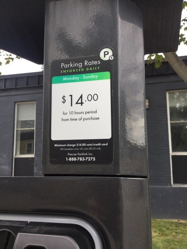 Street view of Queens Quay E Parking Lot